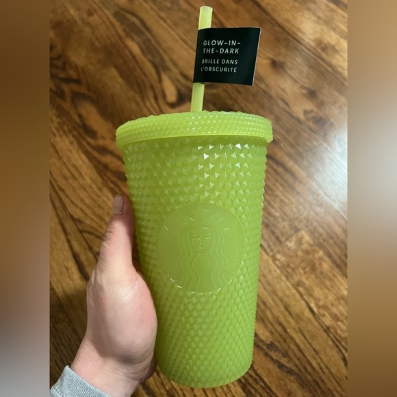 NEW Starbucks | 16oz Yellow Tumbler Glow-in-the-Dark - Picture 1 of 2